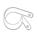 Newport Fasteners 1/8x.203x.315 Heavy Duty Nylon Cable Clamps/Clamping Dia.: 1/8"/Hole Size: .203"/Contact.315", 2500PK 894232
